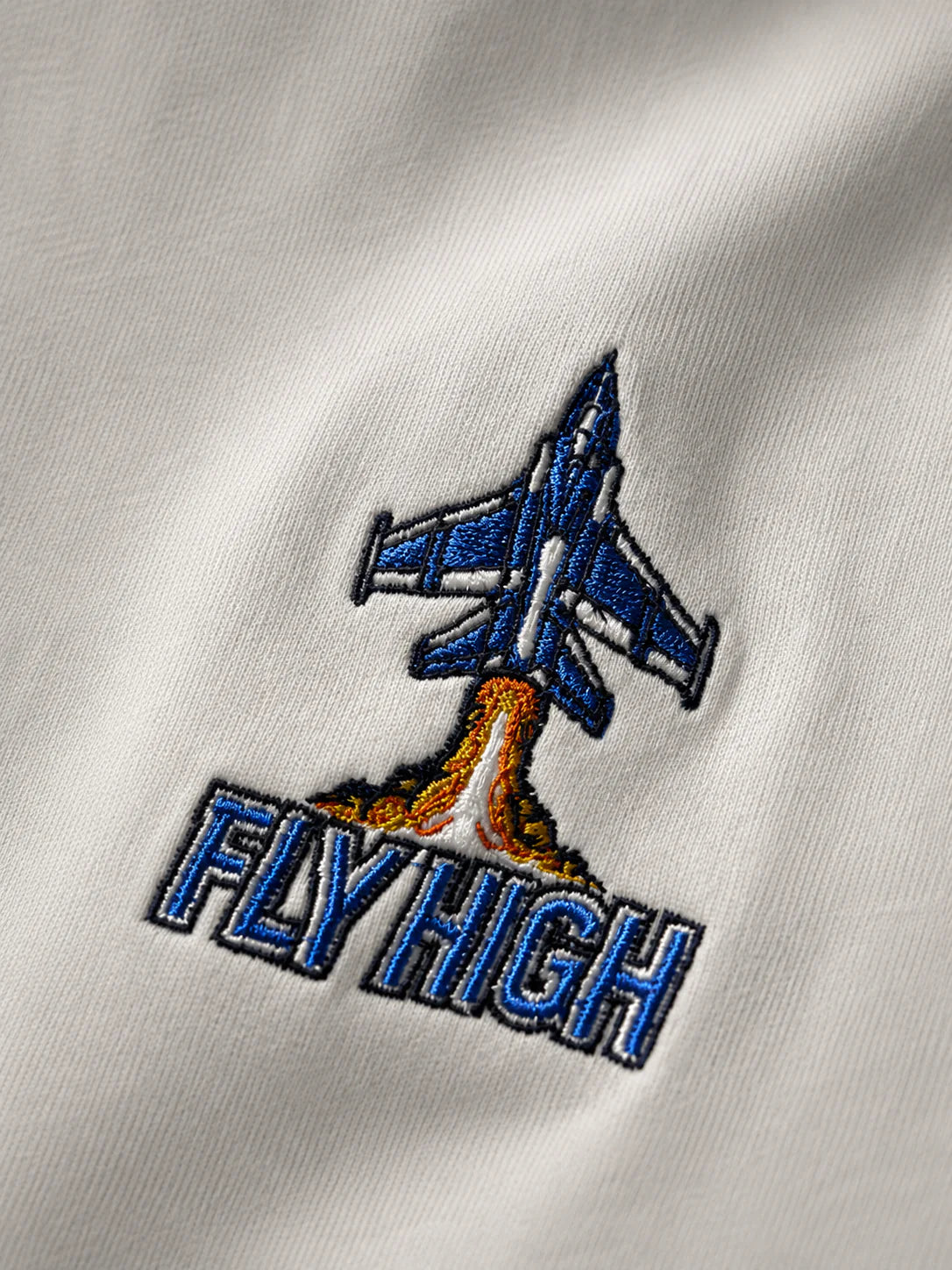 Zellee 'Fly High' Premium Oversized Tee – Crisp White