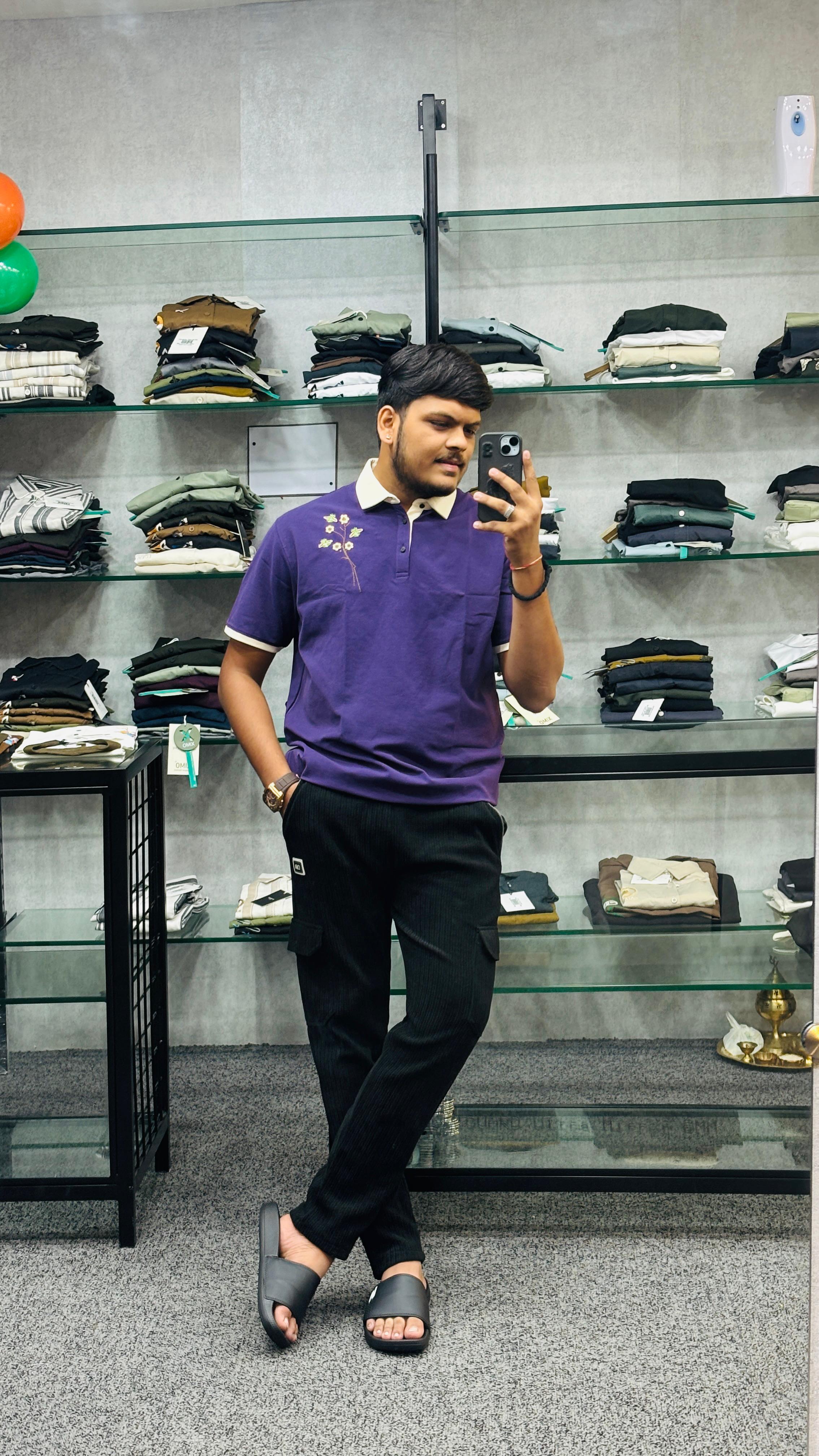 Zellee Premium Embroidery T-Shirt For Mens And Boys