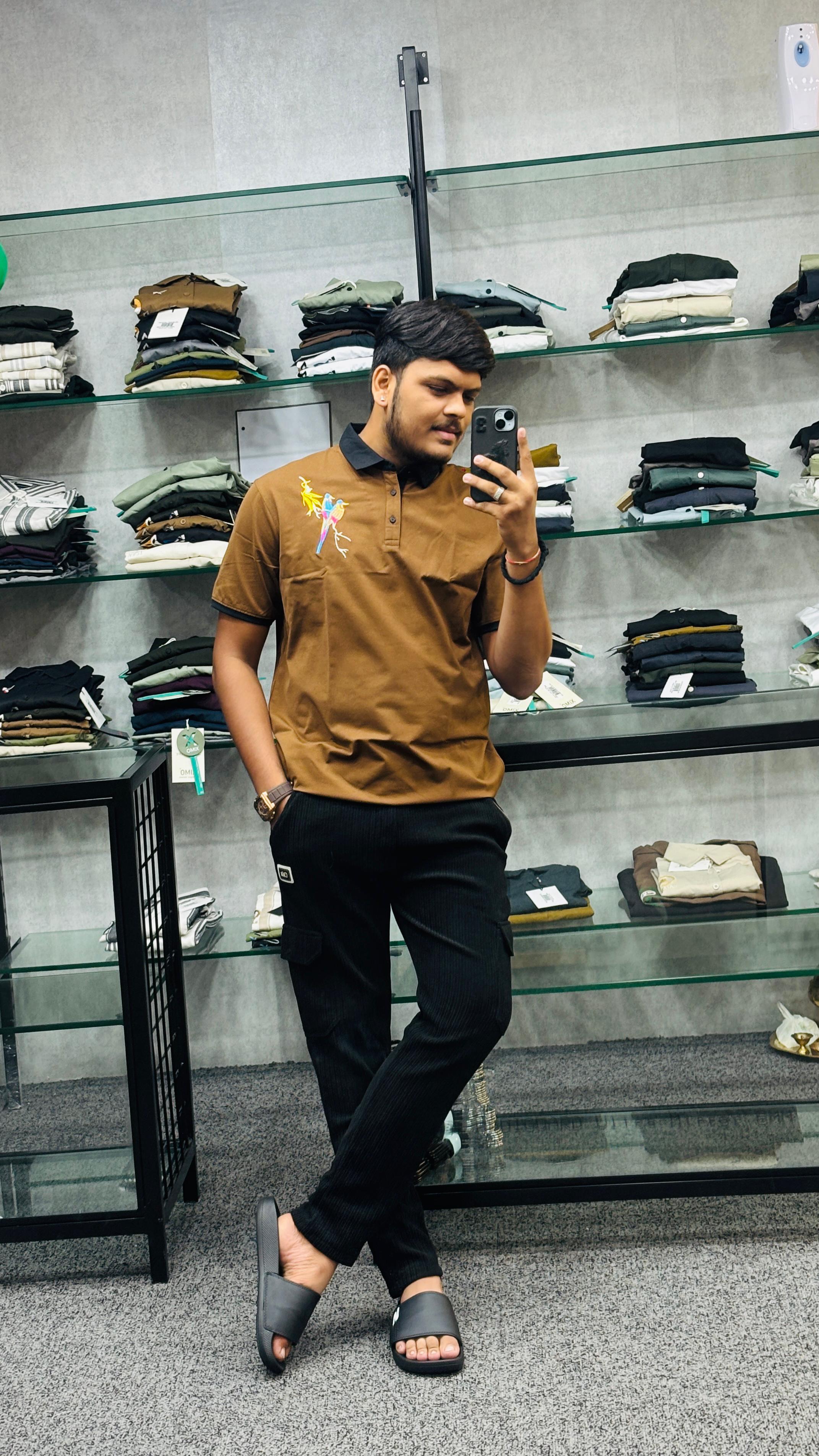 Zellee Premium Embroidery T-Shirt For Mens And Boys