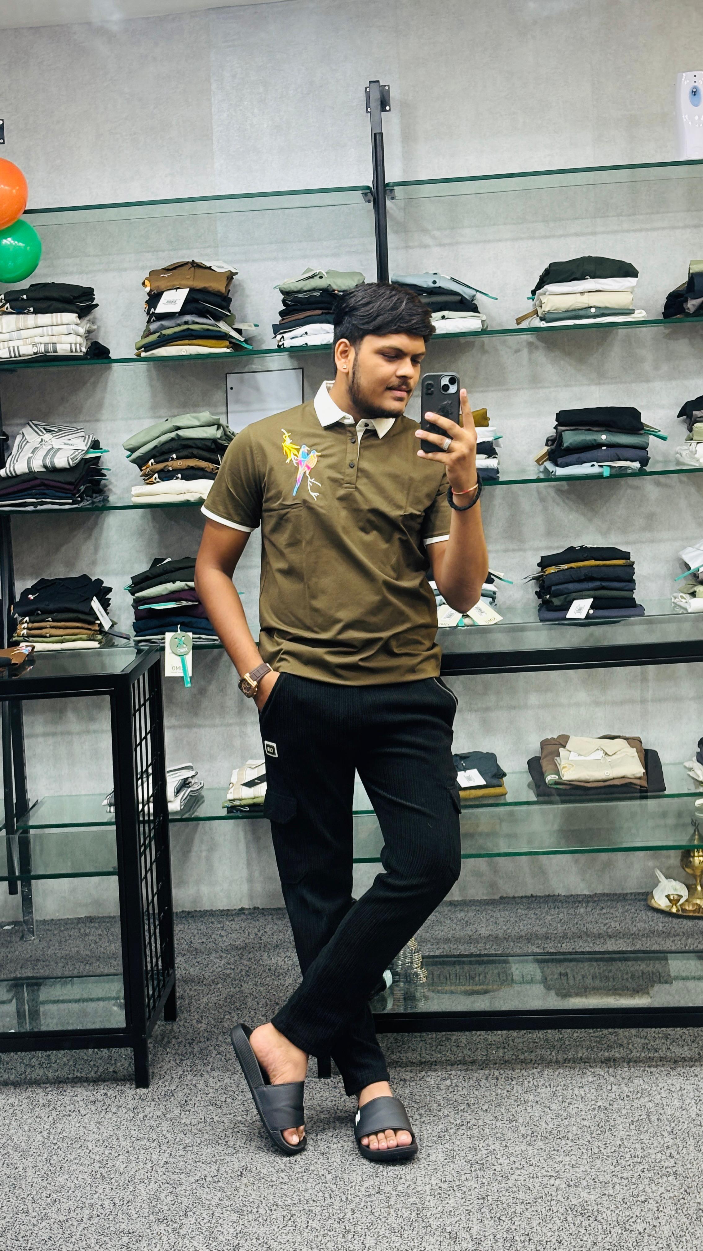 Zellee Premium Embroidery T-Shirt For Mens And Boys