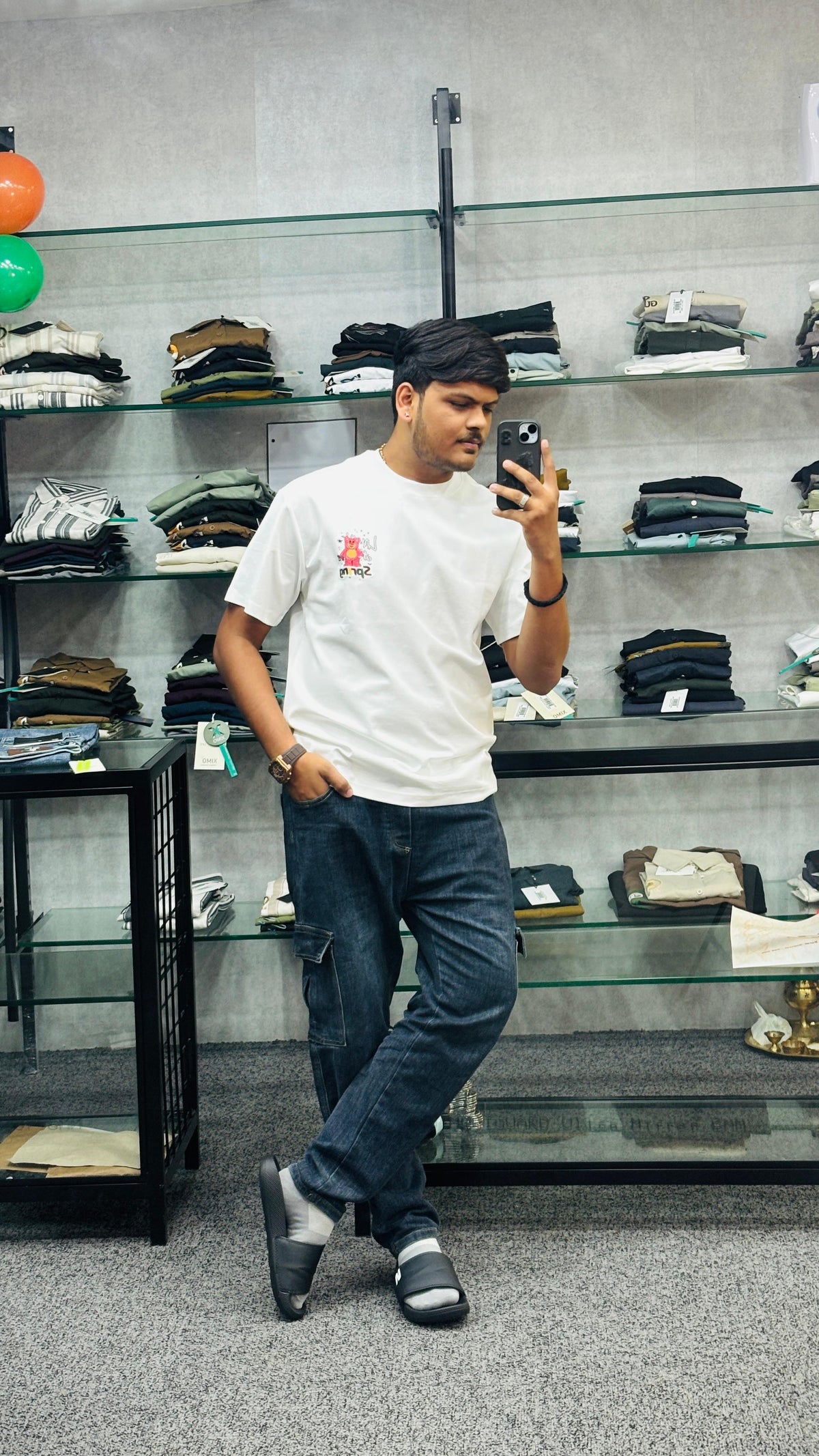 Zellee Imported Oversize Back Printed T-shirt For Mens And Boys