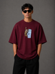 Zellee "Vibe Check" High-Density Embroidered Relaxed Fit Oversized T-Shirt