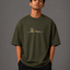 Zellee "Bee Happy" Line-Stitch Relaxed Fit Oversized T-Shirt