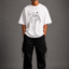 Zellee "Line-Stitch Love Edition" Heavyweight Oversized Relaxed Fit T-Shirt