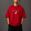 Zellee "Error 404" Pixel-Stitch Relaxed Fit Oversized T-Shirt