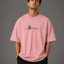 Zellee "Bee Happy" Line-Stitch Relaxed Fit Oversized T-Shirt