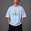 Zellee "I'm Fine" Line-Stitch Relaxed Fit Oversized T-Shirt