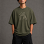 Zellee "Line-Stitch Love Edition" Heavyweight Oversized Relaxed Fit T-Shirt