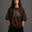 Zellee "Line-Stitch Love Edition" Heavyweight Oversized Relaxed Fit T-Shirt