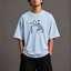 Zellee "Line-Stitch Love Edition" Heavyweight Oversized Relaxed Fit T-Shirt