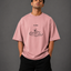 Zellee "I'm Fine" Line-Stitch Relaxed Fit Oversized T-Shirt
