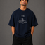Zellee "I'm Fine" Line-Stitch Relaxed Fit Oversized T-Shirt