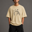 Zellee "Line-Stitch Love Edition" Heavyweight Oversized Relaxed Fit T-Shirt