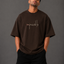 Zellee "Mindset" Oversized Embroidered Relaxed Fit T-Shirt