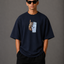 Zellee "Vibe Check" High-Density Embroidered Relaxed Fit Oversized T-Shirt