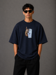 Zellee "Vibe Check" High-Density Embroidered Relaxed Fit Oversized T-Shirt