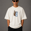 Zellee "Vibe Check" High-Density Embroidered Relaxed Fit Oversized T-Shirt
