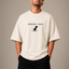 Zellee "Error 404" Pixel-Stitch Relaxed Fit Oversized T-Shirt