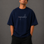 Zellee "Mindset" Oversized Embroidered Relaxed Fit T-Shirt