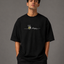 Zellee "Bee Happy" Line-Stitch Relaxed Fit Oversized T-Shirt