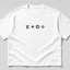 Zellee "Monogram Luxe" High-Density Embroidered Oversized Relaxed Fit T-Shirt