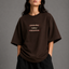 Zellee "Today" Line-Stitch Relaxed Fit Oversized T-Shirt