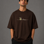Zellee "Bee Happy" Line-Stitch Relaxed Fit Oversized T-Shirt