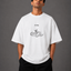 Zellee "I'm Fine" Line-Stitch Relaxed Fit Oversized T-Shirt