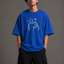 Zellee "Line-Stitch Love Edition" Heavyweight Oversized Relaxed Fit T-Shirt