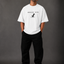 Zellee "Error 404" Pixel-Stitch Relaxed Fit Oversized T-Shirt