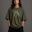 Zellee "Line-Stitch Love Edition" Heavyweight Oversized Relaxed Fit T-Shirt