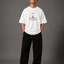 Zellee "I'm Fine" Line-Stitch Relaxed Fit Oversized T-Shirt
