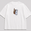 Zellee "Vibe Check" High-Density Embroidered Relaxed Fit Oversized T-Shirt