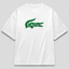 Zellee "Croc Silhouette" limited edition Embroidered Oversized Relaxed Fit T-Shirt