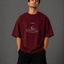 Zellee "I'm Fine" Line-Stitch Relaxed Fit Oversized T-Shirt