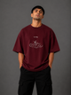Zellee "I'm Fine" Line-Stitch Relaxed Fit Oversized T-Shirt
