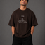 Zellee "I'm Fine" Line-Stitch Relaxed Fit Oversized T-Shirt