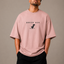 Zellee "Error 404" Pixel-Stitch Relaxed Fit Oversized T-Shirt