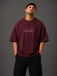 Zellee "Mindset" Oversized Embroidered Relaxed Fit T-Shirt