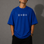 Zellee "Monogram Luxe" High-Density Embroidered Oversized Relaxed Fit T-Shirt