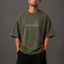 Zellee "Mindset" Oversized Embroidered Relaxed Fit T-Shirt