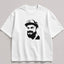 Zellee The King Kohli Embroidered Oversized T-Shirt - White