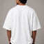 Zellee The King Kohli Embroidered Oversized T-Shirt - White