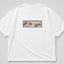 Zellee The Creation of Adam Embroidered Oversized T-Shirt - White