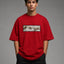 Zellee The Creation of Adam Embroidered Oversized T-Shirt - White