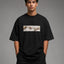 Zellee The Creation of Adam Embroidered Oversized T-Shirt - White
