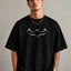 Zellee "Dark Knight" Edition Embroidered Oversized T-Shirt