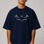 Zellee "Dark Knight" Edition Embroidered Oversized T-Shirt