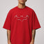Zellee "Dark Knight" Edition Embroidered Oversized T-Shirt