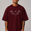 Zellee "Dark Knight" Edition Embroidered Oversized T-Shirt